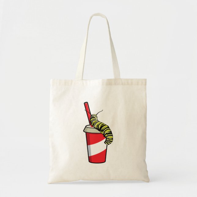 Caterpillar with Drink Tote Bag (Front)