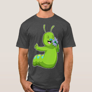Caterpillar with Flower Daisy T-Shirt