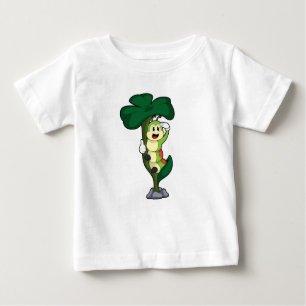 Caterpillar with Leaf Baby T-Shirt