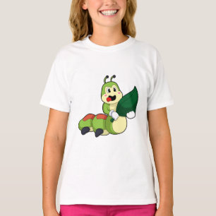 Caterpillar with Leaf T-Shirt