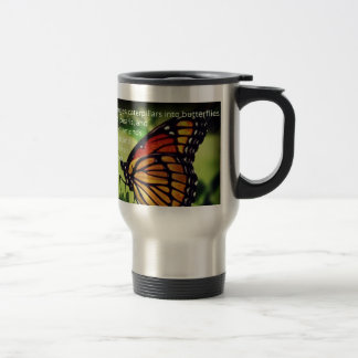 Caterpillars into Butterflies Travel Mug