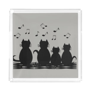 caterwauling acrylic tray