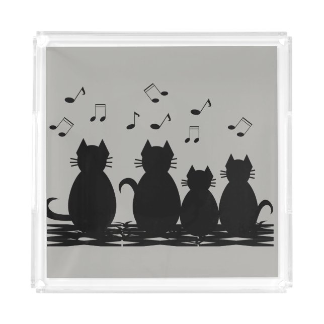 caterwauling acrylic tray (Front)