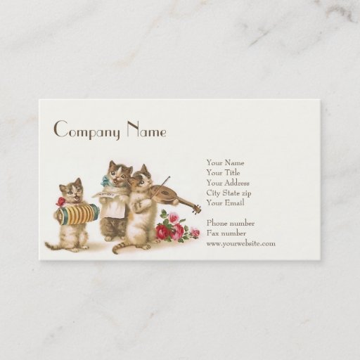 Customizable Caterwauling Business Card 3.5" x 2", 100 pack