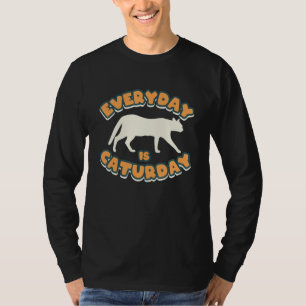Cateveryday Is Caturday Cat T T-Shirt