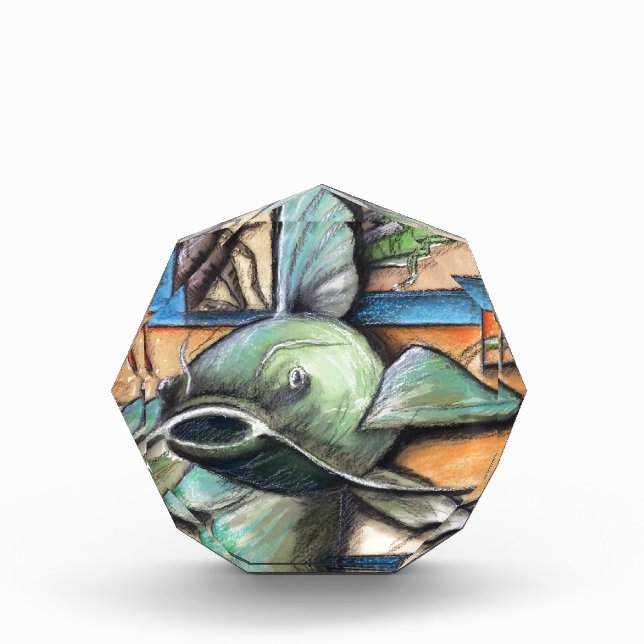 Catfish Acrylic Award (Front)