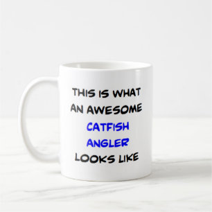 catfish angler, awesome coffee mug