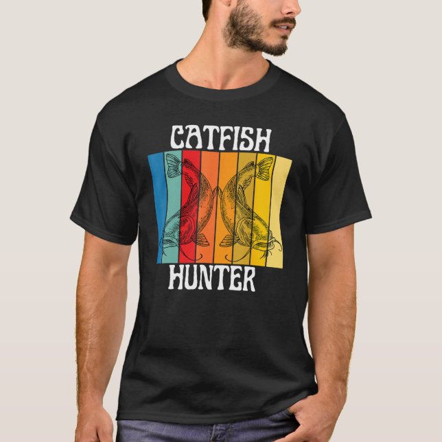 Catfish Catfish Hunter Fishing Man Woman Children T-Shirt (Front)