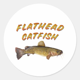 Catfish Classic Round Sticker