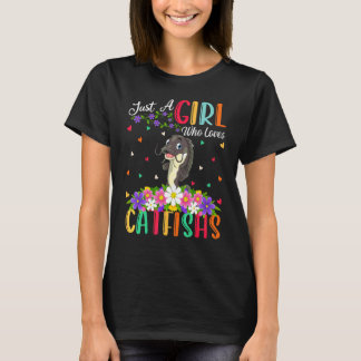 Catfish Fish  Just A Girl Who Loves Catfishs T-Shirt