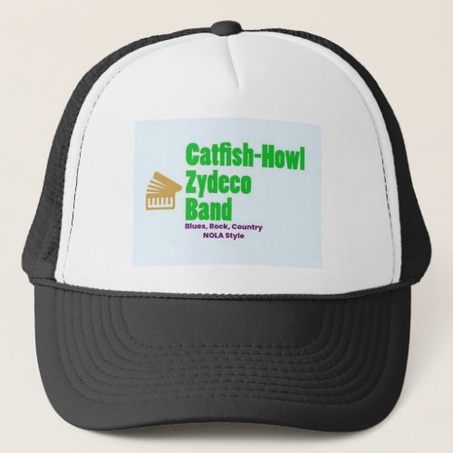 Catfish Howl Zydeco Hat with Alternate Logo