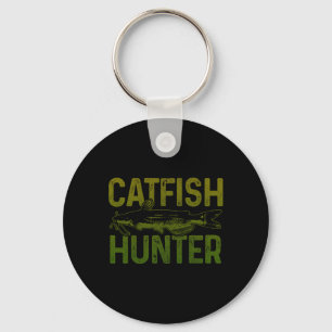 Catfish Hunter Catfish Fishing Gift Keychain