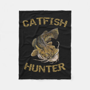 Catfish Hunter Catfish For Catfish Fisherman  Fleece Blanket
