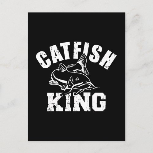 Catfish King Fishing Postcard