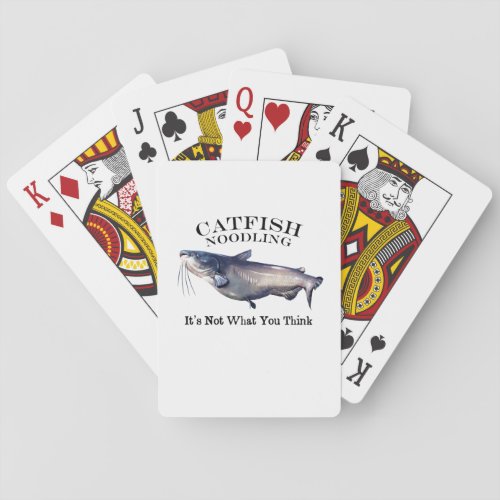 Catfish Noodling Its Not What you Think Playing Cards