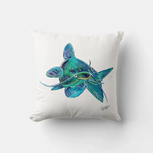 Catfish Pillow Zazzle