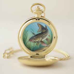 Catfish Pocket Watch