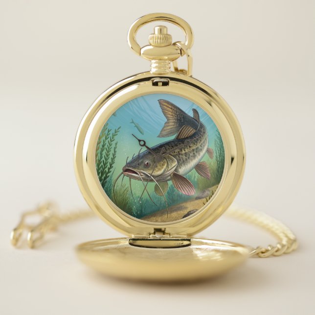 Catfish Pocket Watch (Inside)