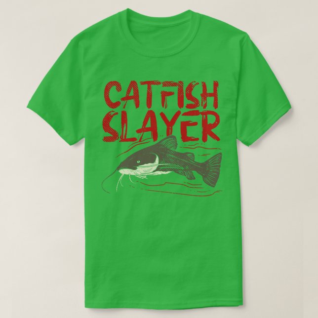 Catfish Slayer T-Shirt (Design Front)