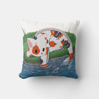 catfish throw pillow