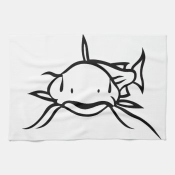 Catfish Towel by Grandslam_Designs at Zazzle