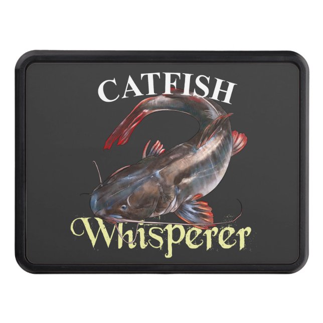 Catfish Whisperer Dark Hitch Cover (Front)