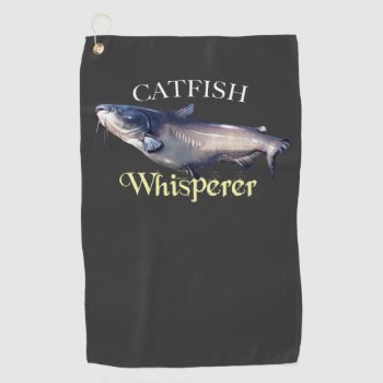 Catfish Whisperer Fishing Towel by pjwuebker at Zazzle