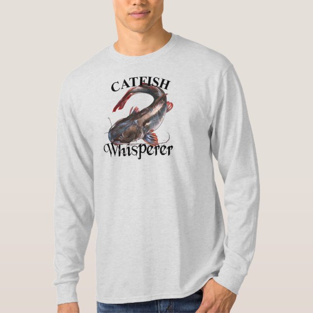 Catfish Whisperer Light Long Sleeve T-Shirt (Front)