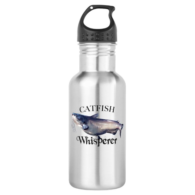 Catfish Whisperer Stainless Steel Water Bottle (Front)
