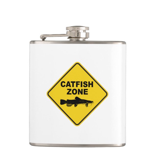 Catfish Zone Flask (Front)