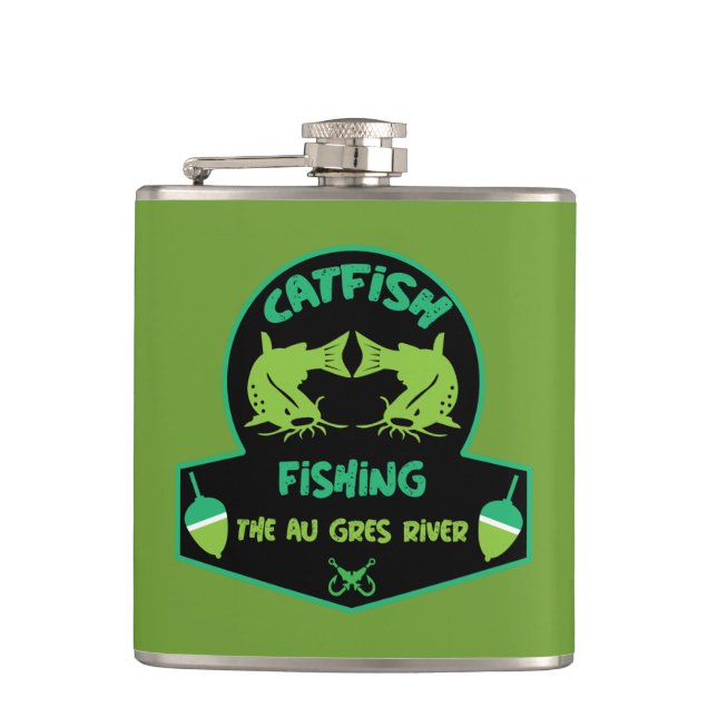 Catfishing  Au Gres Flask (Front)