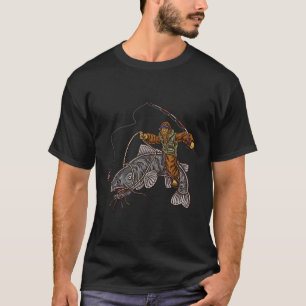 Catfishing Bigfoot Hunting Catfishermen 1  T-Shirt