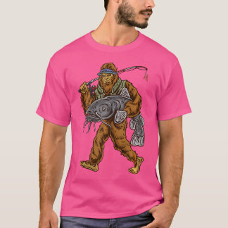 Catfishing Bigfoot Hunting Catfishermen T-Shirt