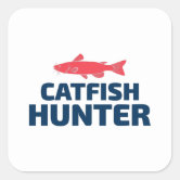 Catfishing Fishing Classic Round Sticker