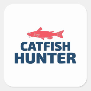 Channel Catfish - Freshwater Fishing Rectangular Sticker
