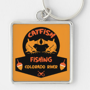 Catfishing Colorado River Keychain