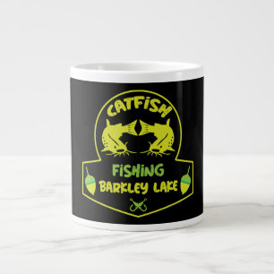Catfishing Lake Barkley Kentucky Giant Coffee Mug