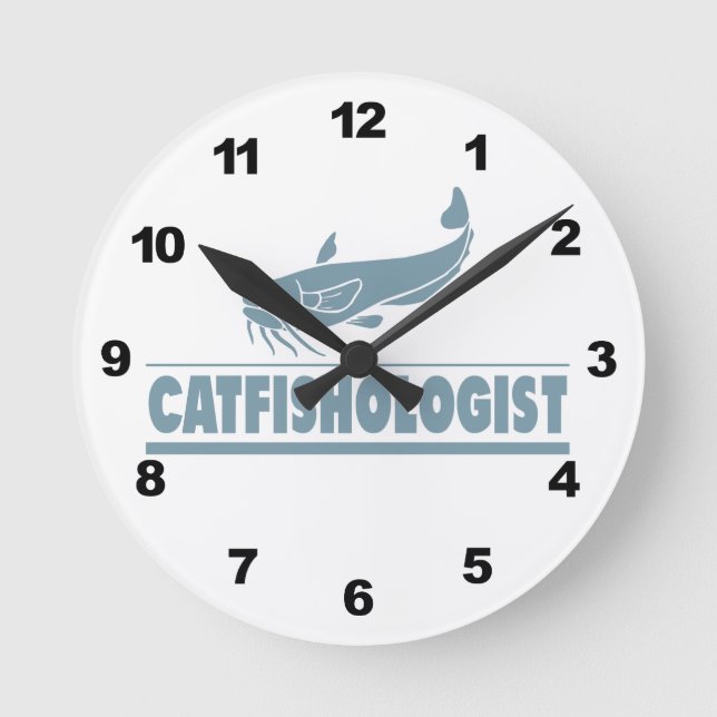 Catfishing Round Clock (Front)
