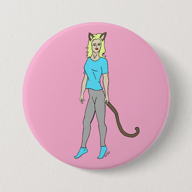 catgirl button (Front)