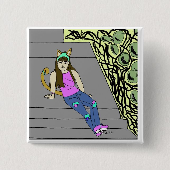 catgirl button (Front)