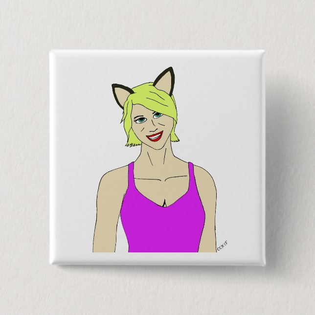 catgirl button (Front)