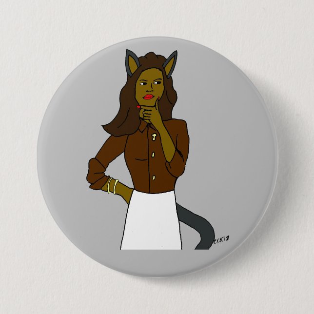 catgirl  button (Front)