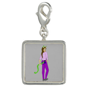 catgirl button charm