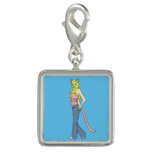 catgirl button charm