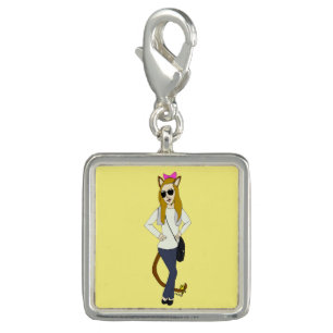catgirl button charm