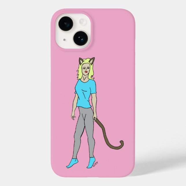 catgirl Case-Mate iPhone case (Back)