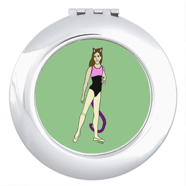 catgirl     compact mirror (Front)