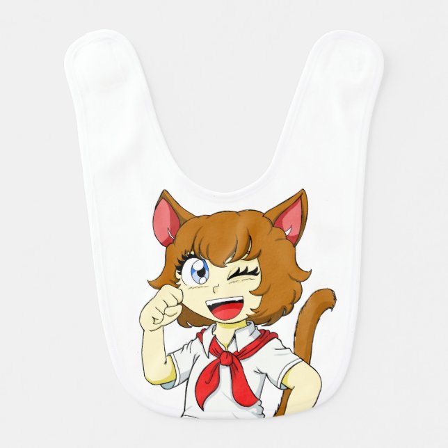 Catgirl Diana bib (Front)