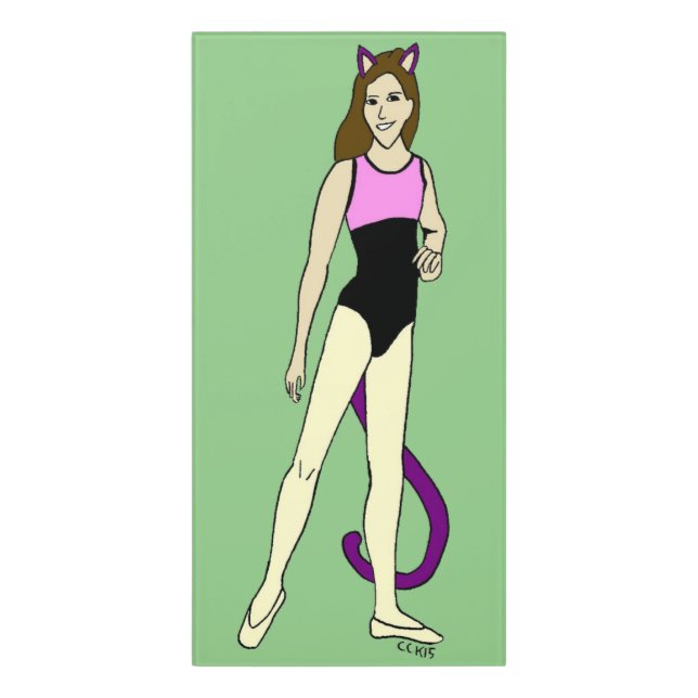 catgirl    door sign (Classic Front Vert)