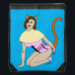 catgirl  drawstring bag<br><div class="desc">a catgirl</div>